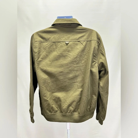 FIVE-FOUR Men’s Olive green full zip jacket size L - Picture 9 of 16